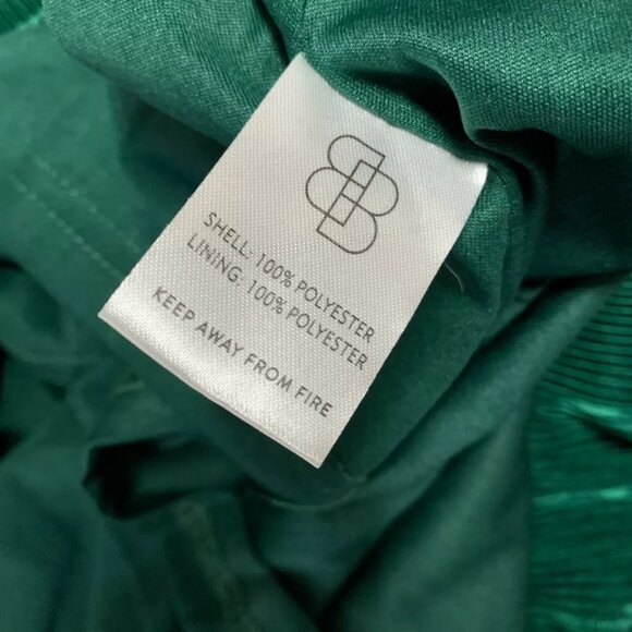 BALTIC BORN Forest Green VENUS Pleated Surplice Maxi Dress - Picture 9 of 10